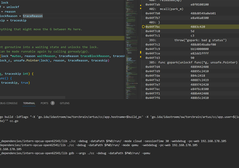 Quellcode einer Firmware im Editor